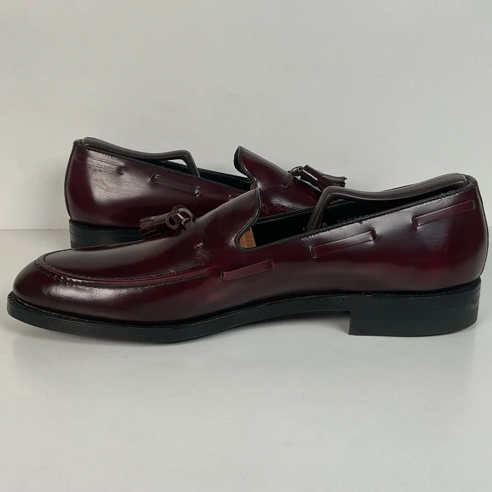 Vintage Florsheim Imperial Tassel Loafers | Tuscany Bordeaux | Men’s 10.5 AA